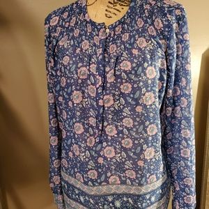 JCREW FLORAL TOP